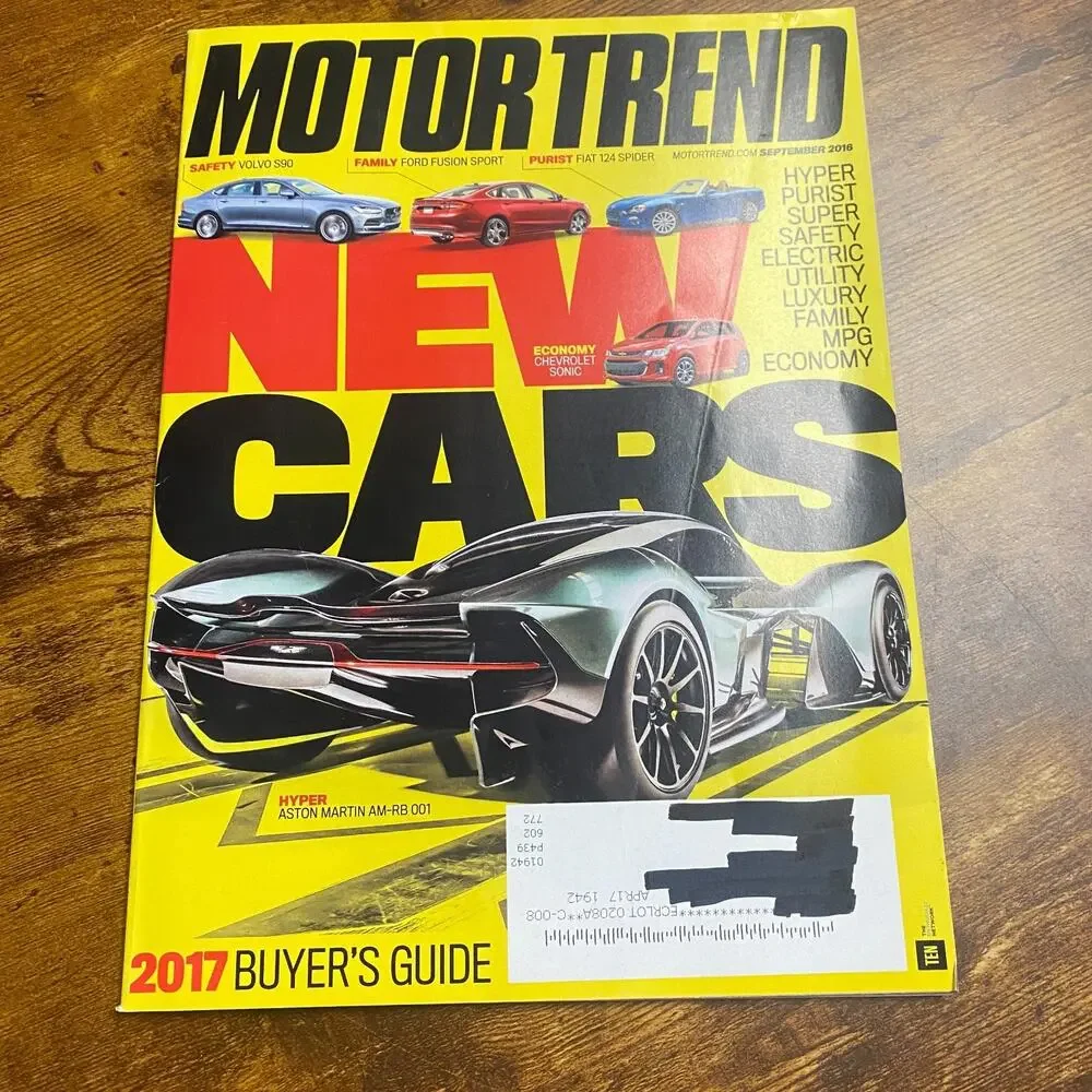 Motor Trend Magazine September 2016